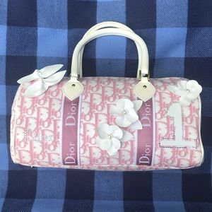 Dior Toile Jean Logo Handbag
